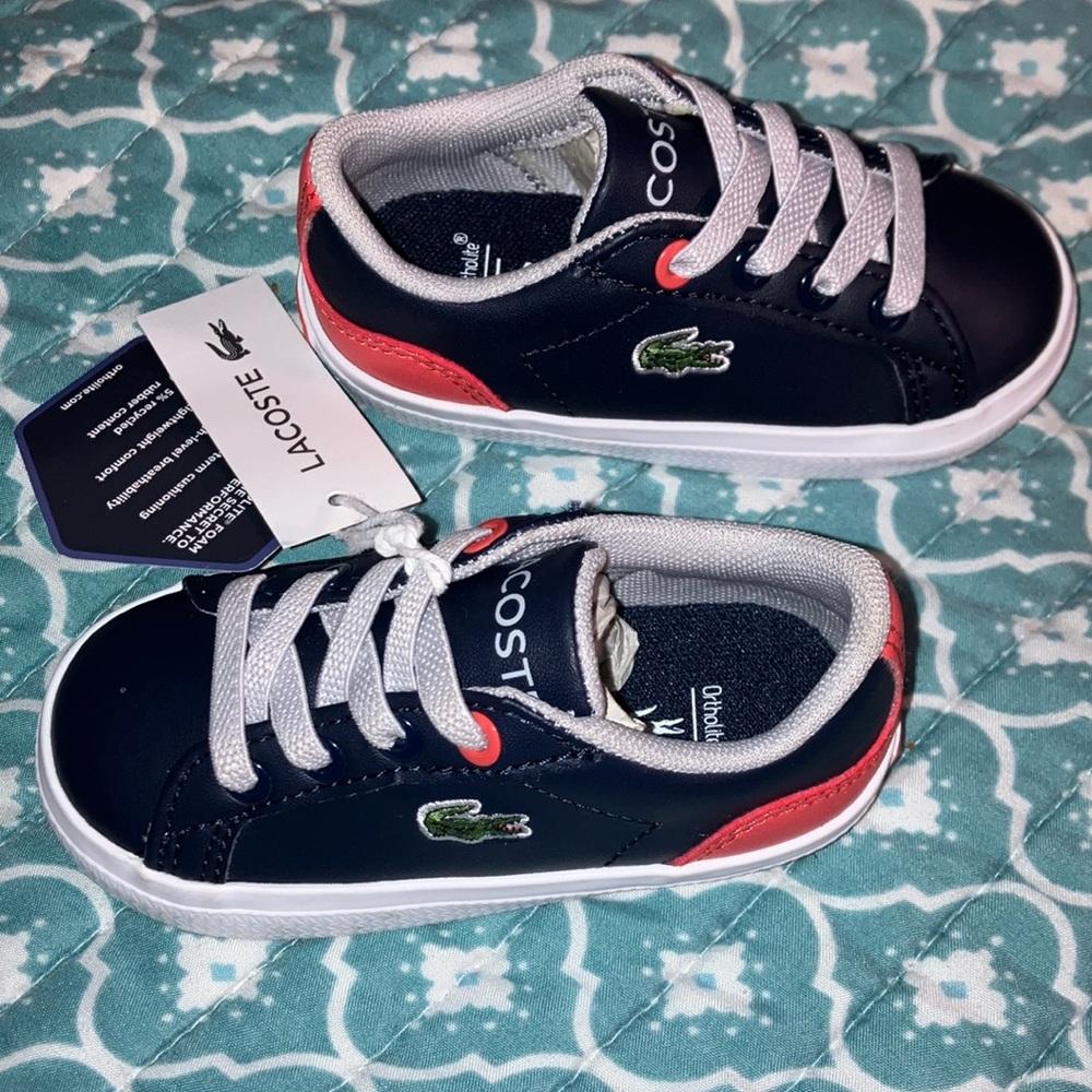 Lacoste toddler size 5 sneakers
